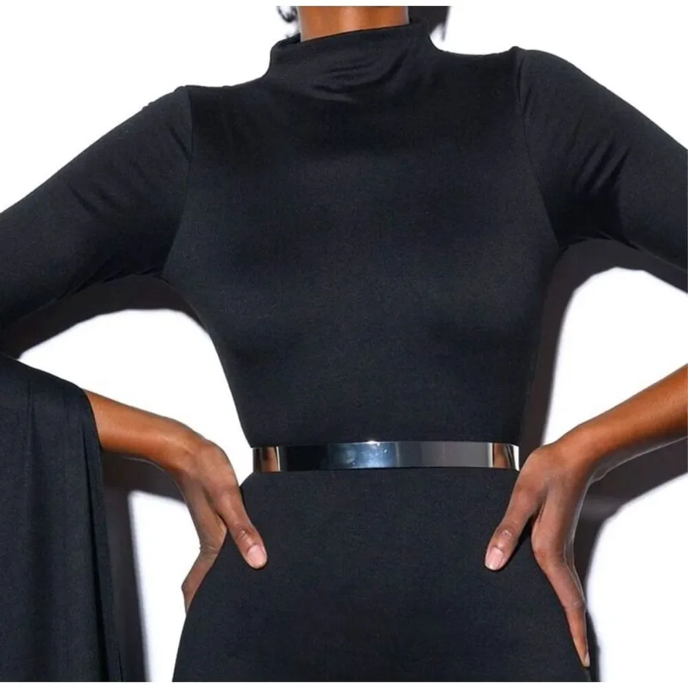 NWT Xena Metallica: High Waist Curved Silver Metallic Belt S/M